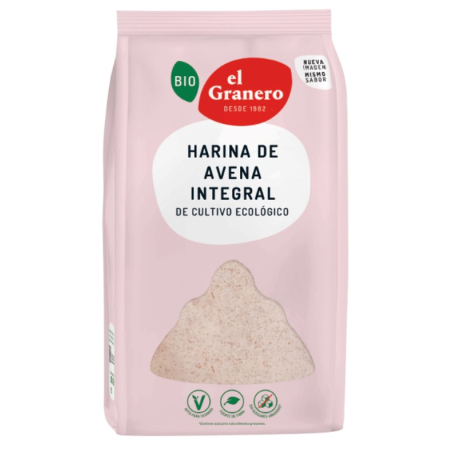 Harina de avena integral 1kg bio el granero