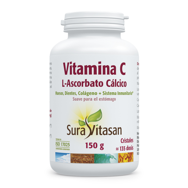 Vitamina c l-ascorbato calcico sura vitasan 150 g