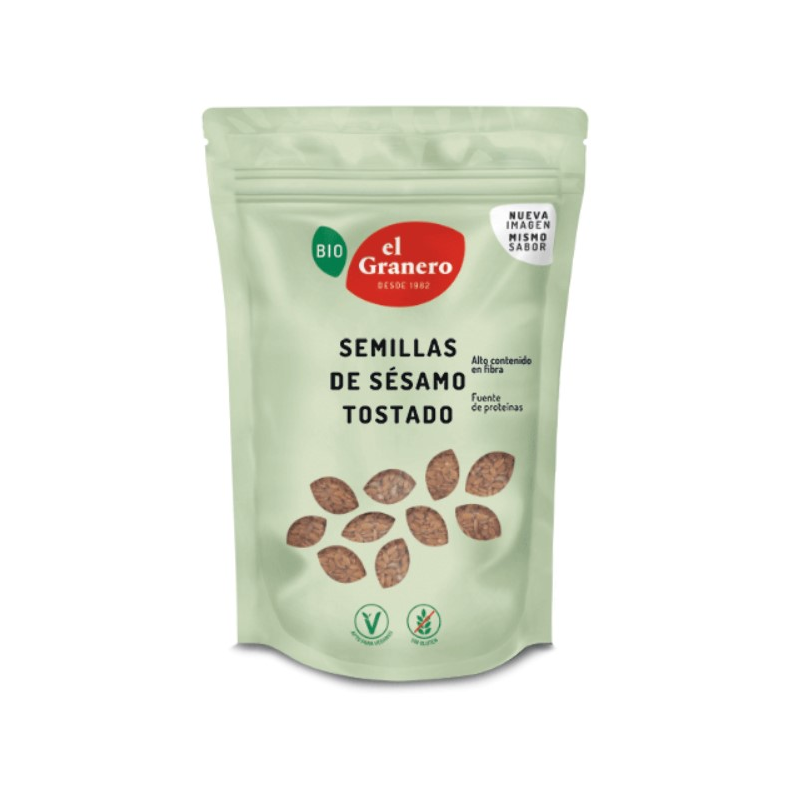 Sesamo tostado 450gr bio el granero