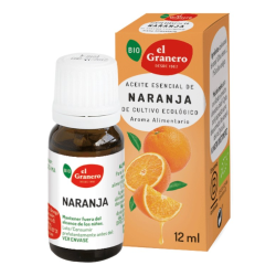 Aceite esencial de naranja bio, 12ml el granero