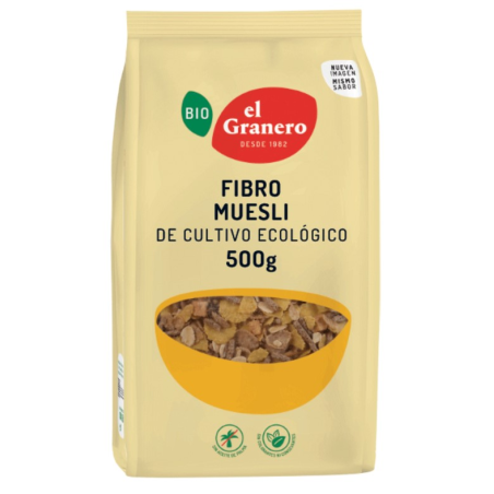 Fibro muesli 500g bio el granero
