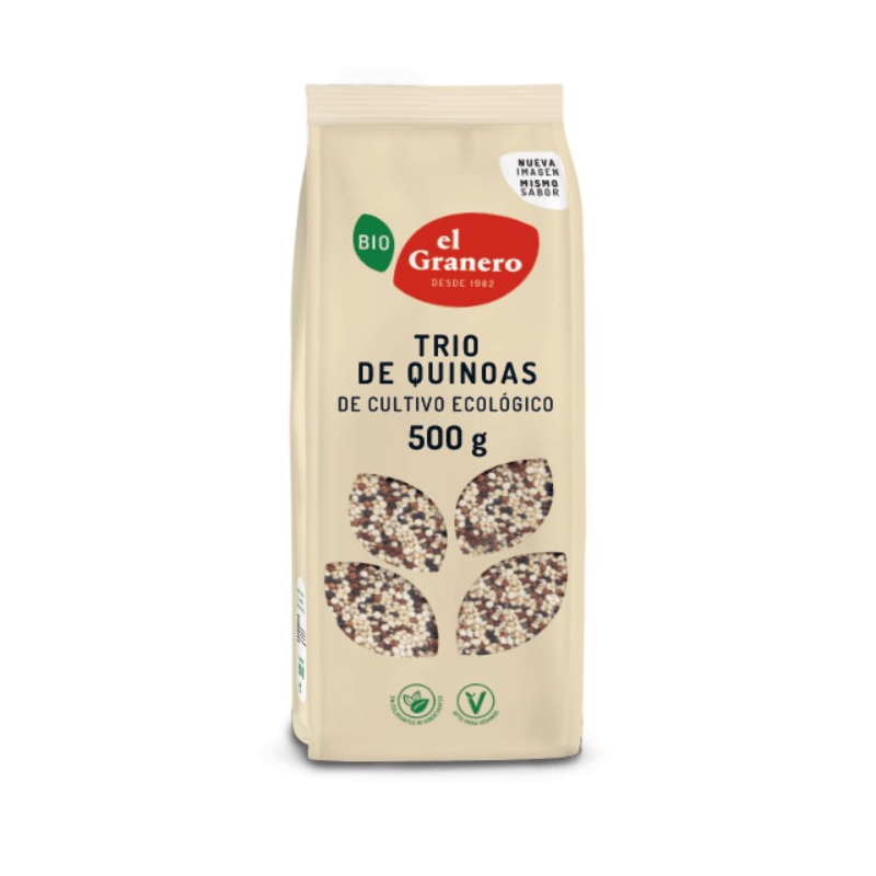 Trio de quinoas 500gr bio el granero