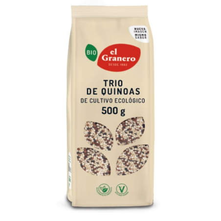 Trio de quinoas 500gr bio el granero