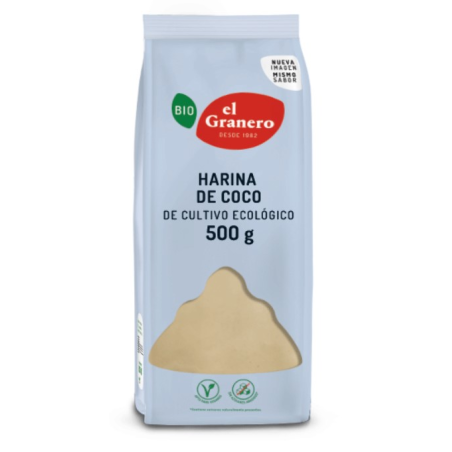 Harina coco sin gluten 500gr bio el granero