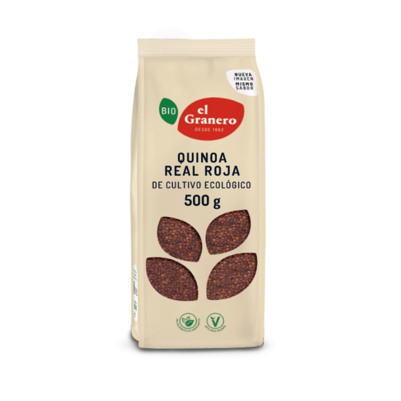Quinoa real roja 500g eco el granero