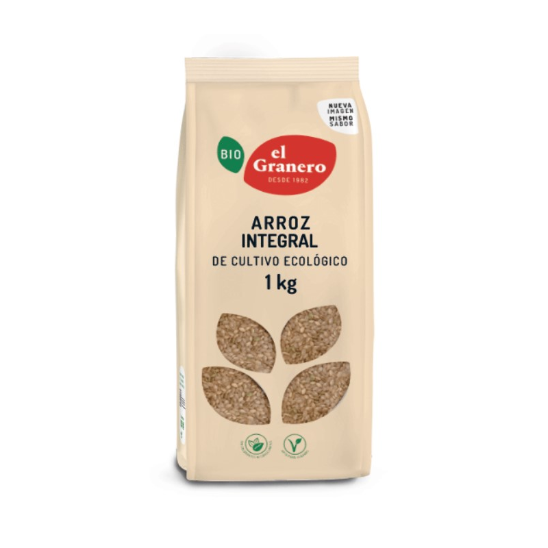 Arroz integral 1kg bio el granero