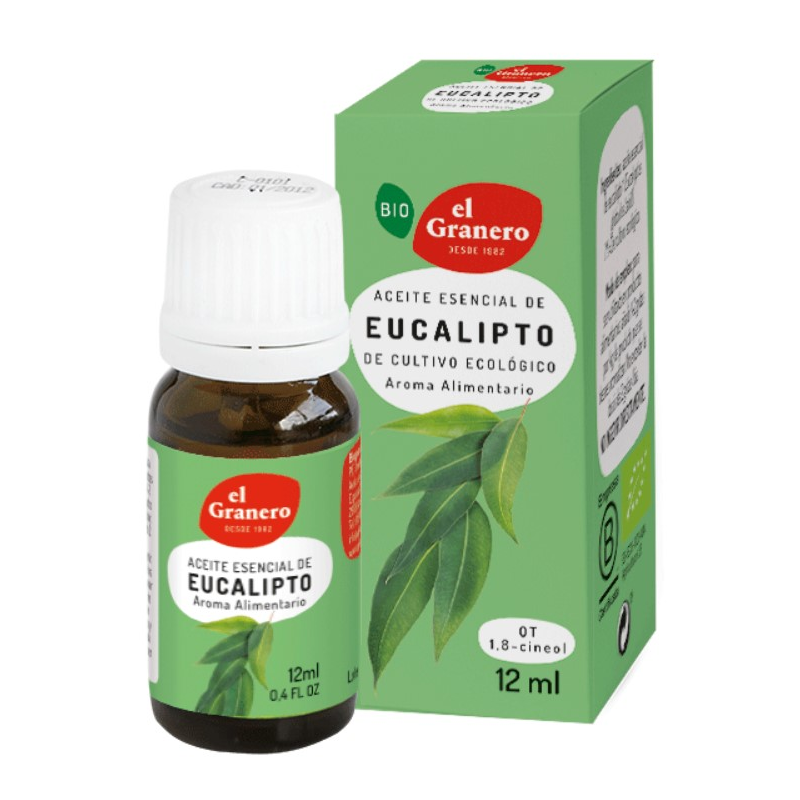 Aceite esencial de eucalipto BIO 12 ml, El Granero