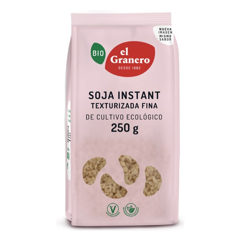 Soja instant texturizada fina 250g bio  el granero