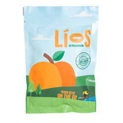 Lios de melocoton liofilizado integrana 8 g