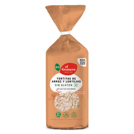 Tortas de arroz y lentejas bio  el granero