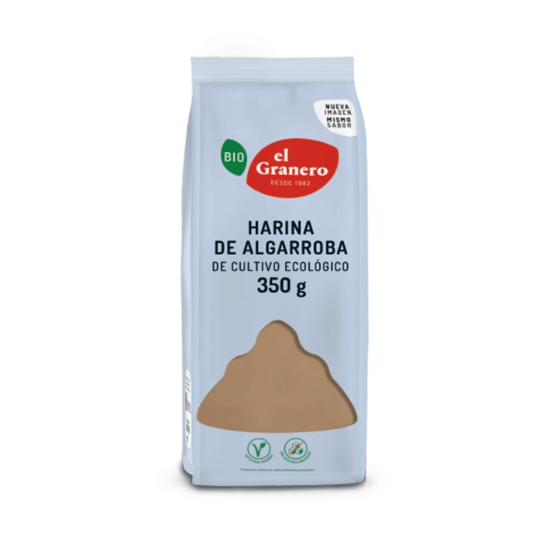 Harina algarroba 350gr bio el granero
