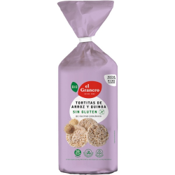 Tortitas de arroz y quinoa 120gr bio el granero
