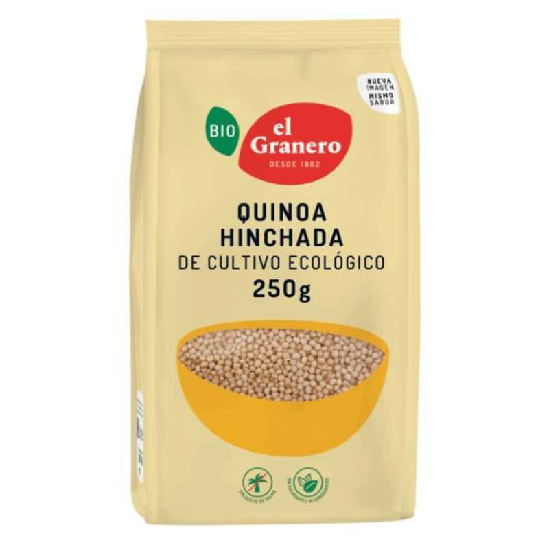 Quinoa hinchada 250gr bio el granero