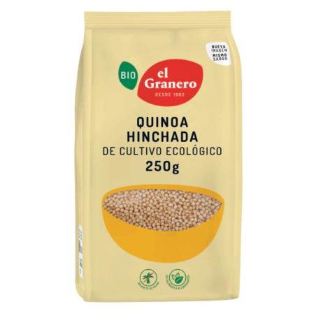 Quinoa hinchada 250gr bio el granero