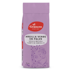 Arcilla verde en polvo 1 kg bio el granero