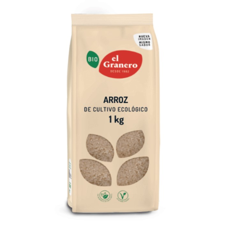 Arroz blanco redondo 1kg bio el granero
