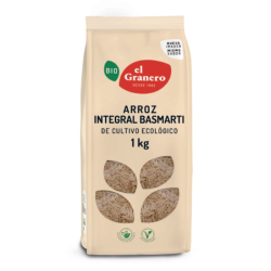 Arroz integral basmati 1kg bio el granero