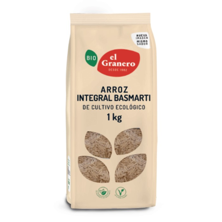 Arroz integral basmati 1kg bio el granero