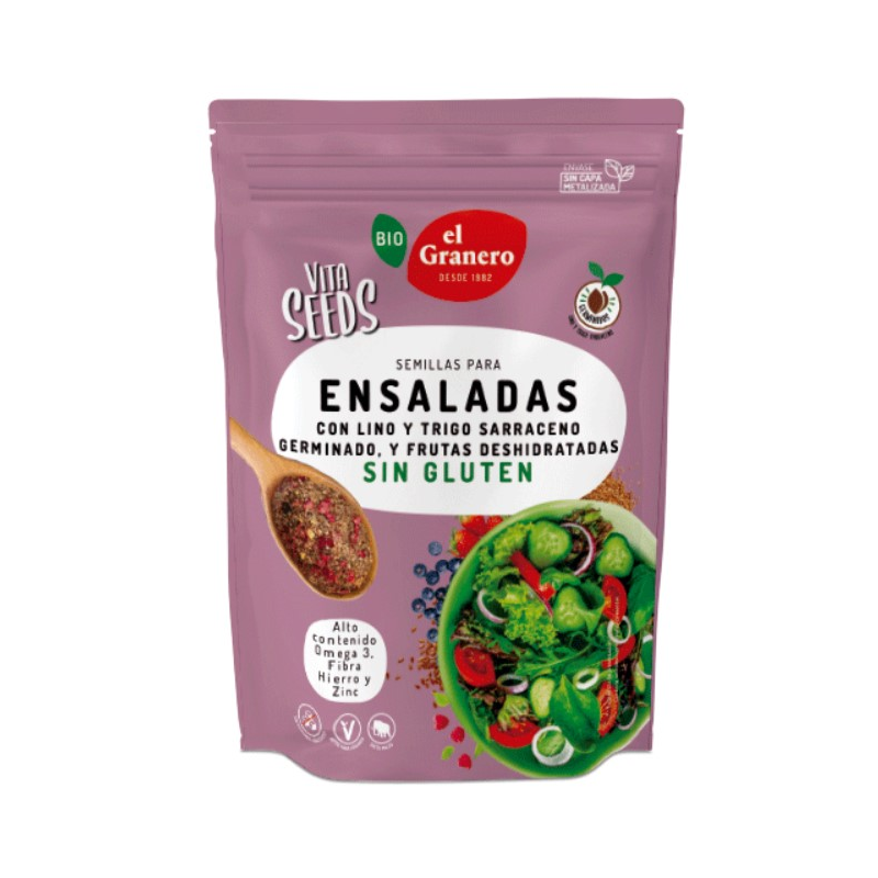 Vitaseeds lino moli. sarr.fram.aran.fresa bio 200g