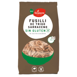 Fusilli de trigo sarraceno 500g bio el granero