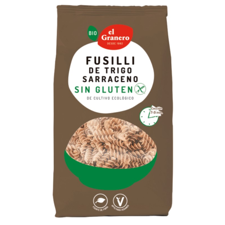 Fusilli de trigo sarraceno 500g bio el granero