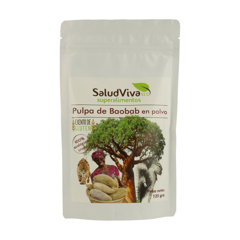 Baobab pulpa polvo 1kg salud viva