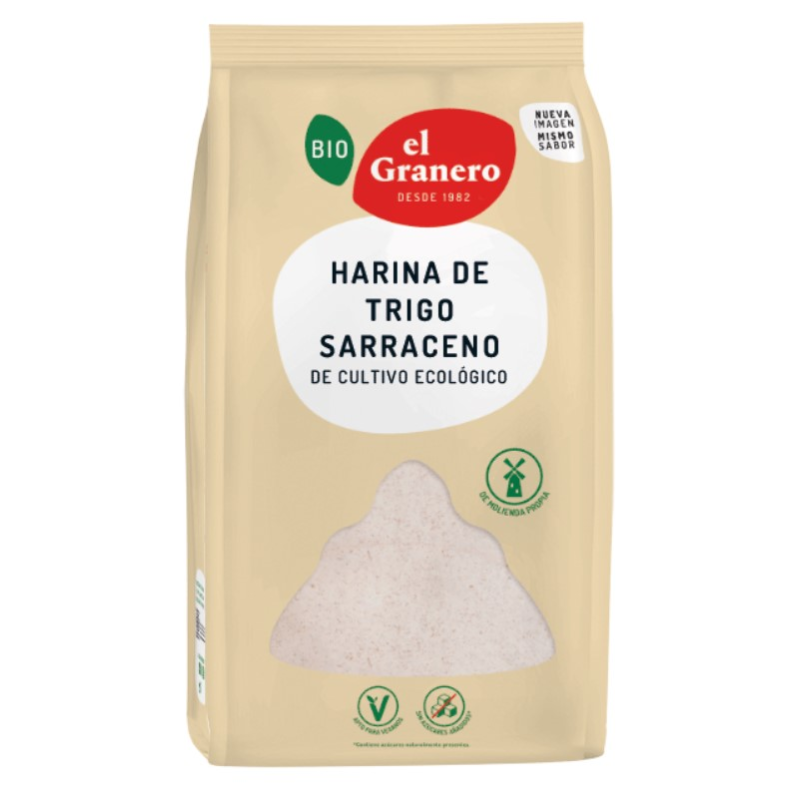 Harina trigo sarraceno s/g 1kg bio el granero
