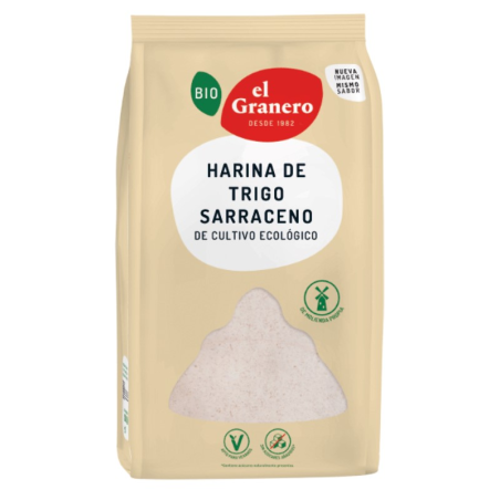 Harina trigo sarraceno s/g 1kg bio el granero