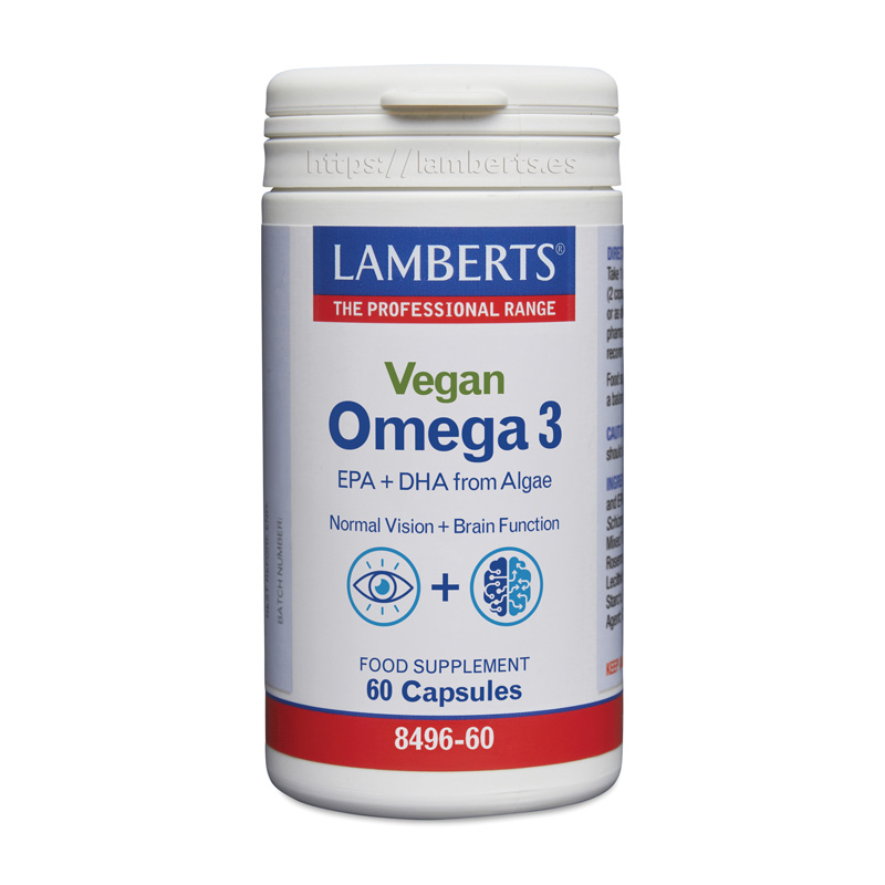 Omega 3 vegano 60 capsulas lamberts