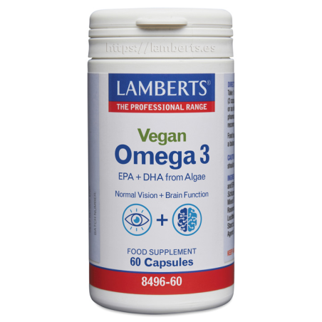 Omega 3 vegano 60 capsulas lamberts