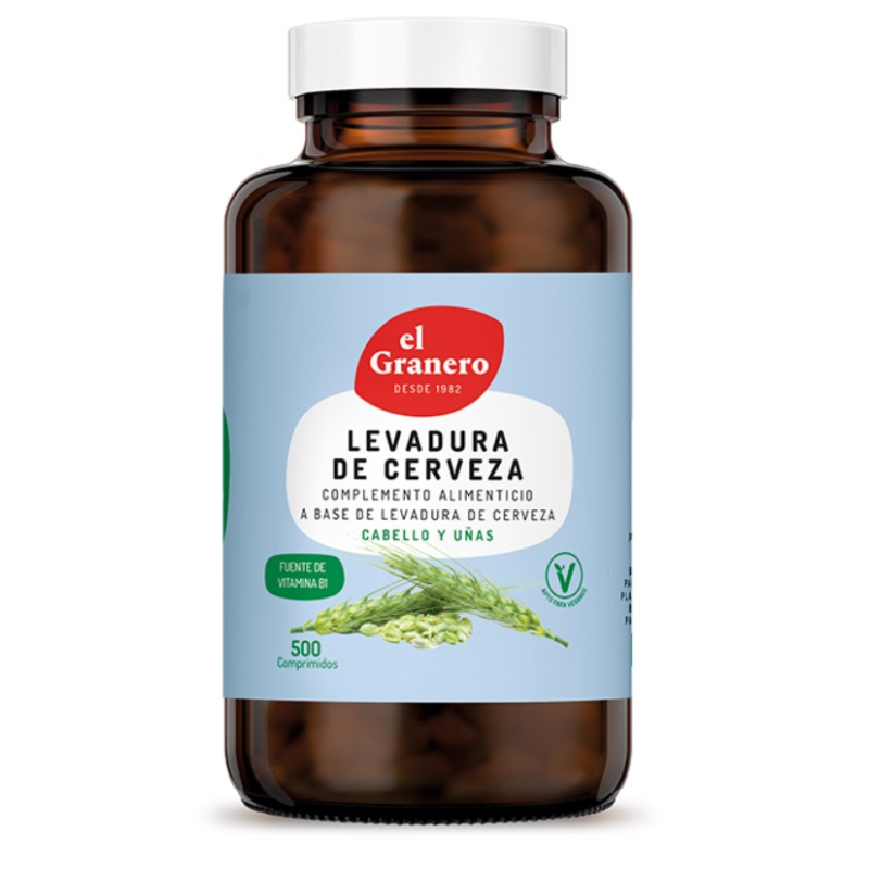 Levadura de cerveza 500comp. 400mg el granero