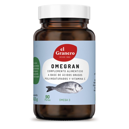 Omega 3 (omegran plus), 90 per. 670 mg el granero