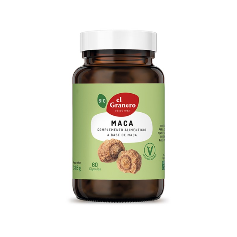 Maca bio 60cap 560mg el granero