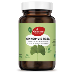 Ginkgo+vid roja bio 90cap 500mg  bio el granero