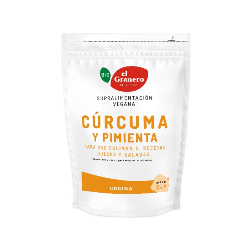 Curcuma y pimienta 200gr bio el granero