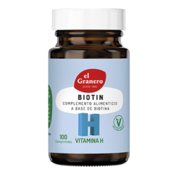 Biotin (vitamina h biotina) 100comp 310mg el grane