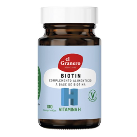 Biotin (vitamina h biotina) 100comp 310mg el grane