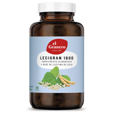 Lecigran 1600mg(lecitina de soja) 90per el granero