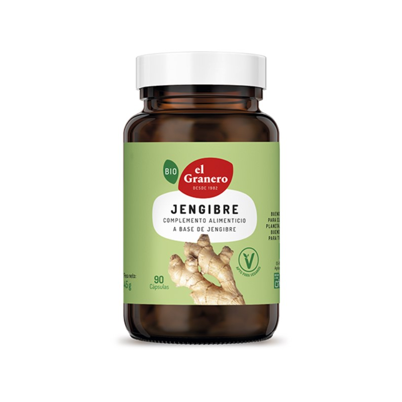 Jengibre bio 90cap 500mg el granero