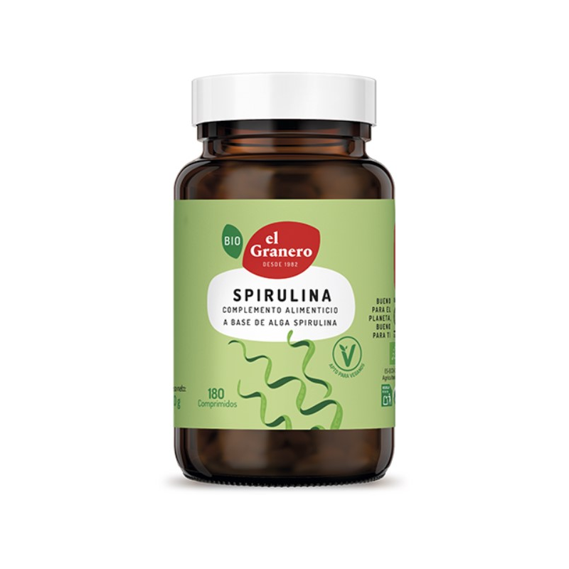 Spirulina bio 180com 500m el granero