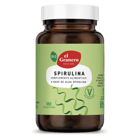 Spirulina bio 180com 500m el granero