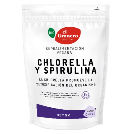 D-pur (chlorella y spirulina) bio 200gr el granero