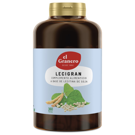 Lecigran (lecitina de soja)360per 740mg el granero