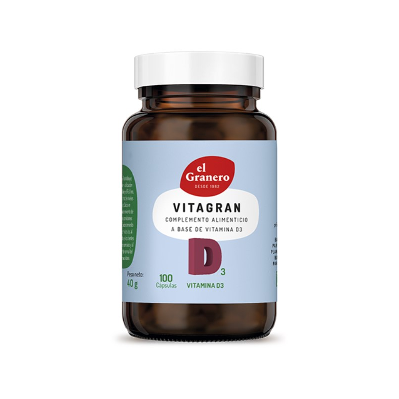 Vitagran d3 (vitamina d) 100cap 4000 ui el granero