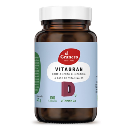 Vitagran d3 (vitamina d) 100cap 4000 ui el granero