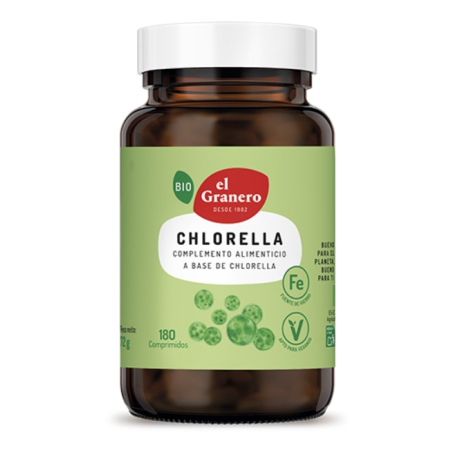 Chlorella bio 180com 400mg el granero