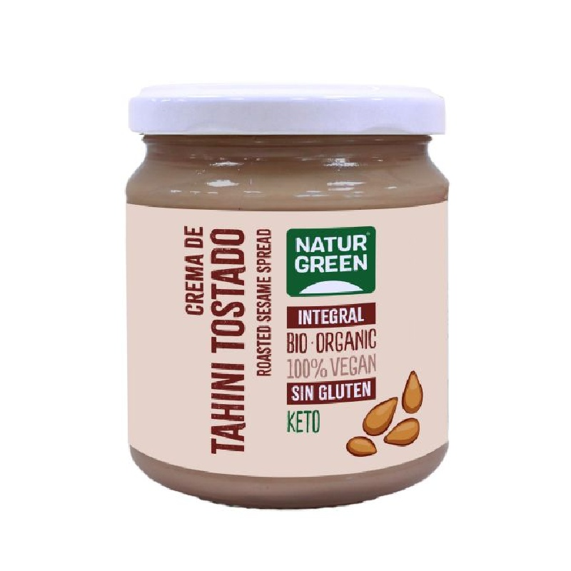 Tahin tostado integ.s/g vegan bio 300g naturgreen