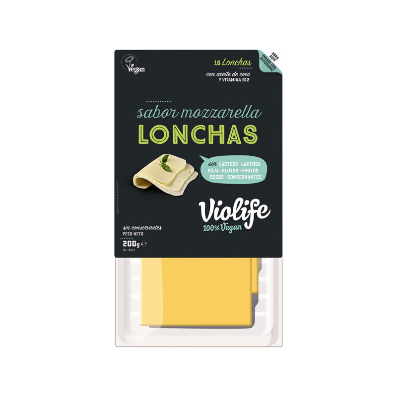 Queso mozzarella lonchas 200gr