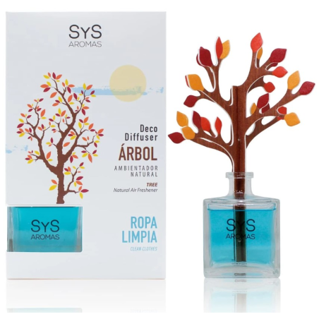 Ambientador difusor arbol ropa limpia 90 ml