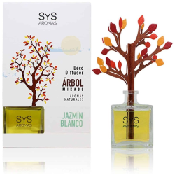 Ambientador difusor arbol jazmin blanco sys 90 ml